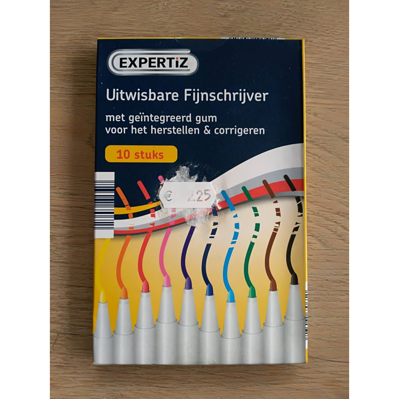 Uitwasbare fijnschrijvers 10 stuks